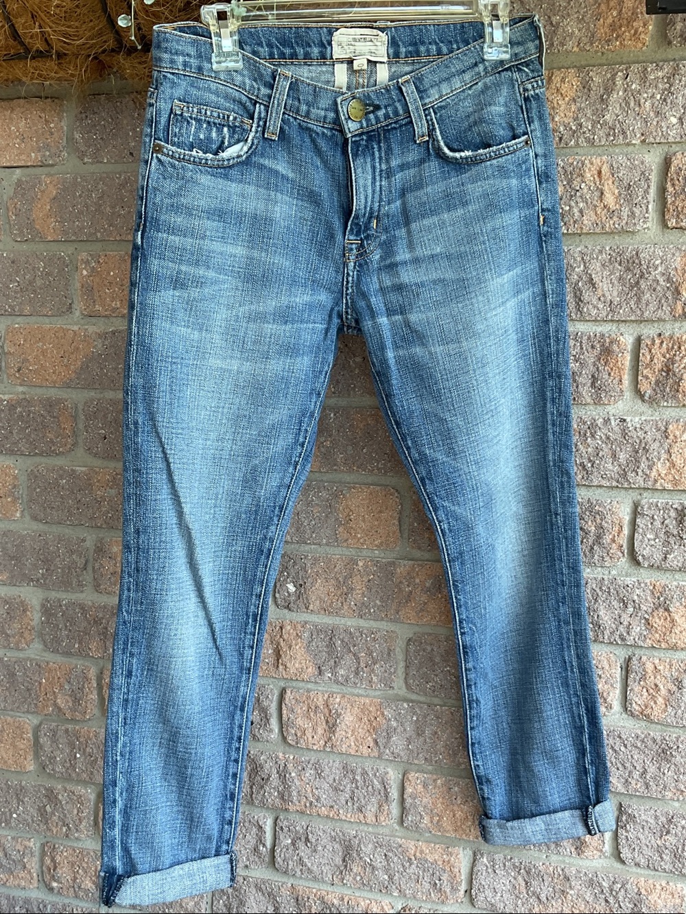 Current/Elliott Women's Light Wash Boyfriend Jeans